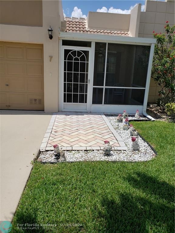 MLS F10240354 in Town Villas, 9110 TRACY CT APT 7, Boca Raton, FL 33496